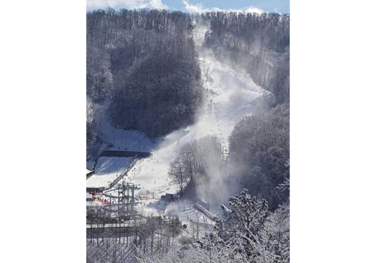 Wow Views!!-Mountain Escape-Outdoor Pool-Close To Downtown-Wifi-Cable-Private Balcony 개틀린버그 외부 사진